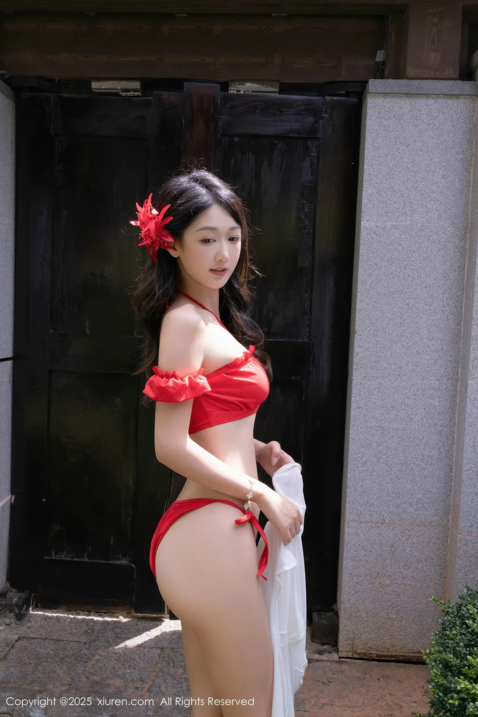秀人集.com_[XiuRen秀人网]No.10662_模特唐安琪性感红色短裙露红色泳衣秀曼妙身姿迷人诱惑写真80P