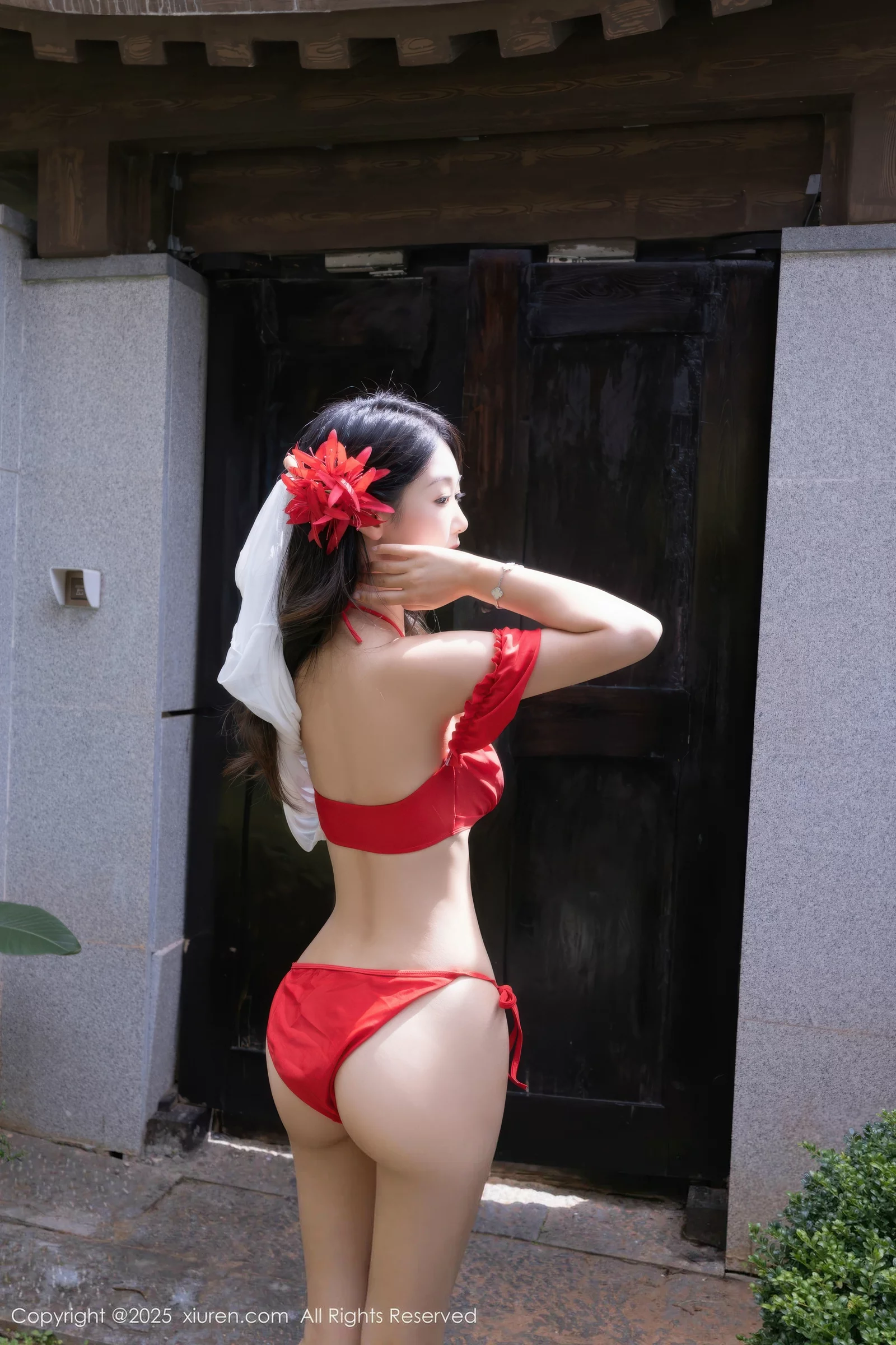 秀人集.com_[XiuRen秀人网]No.10662_模特唐安琪性感红色短裙露红色泳衣秀曼妙身姿迷人诱惑写真80P