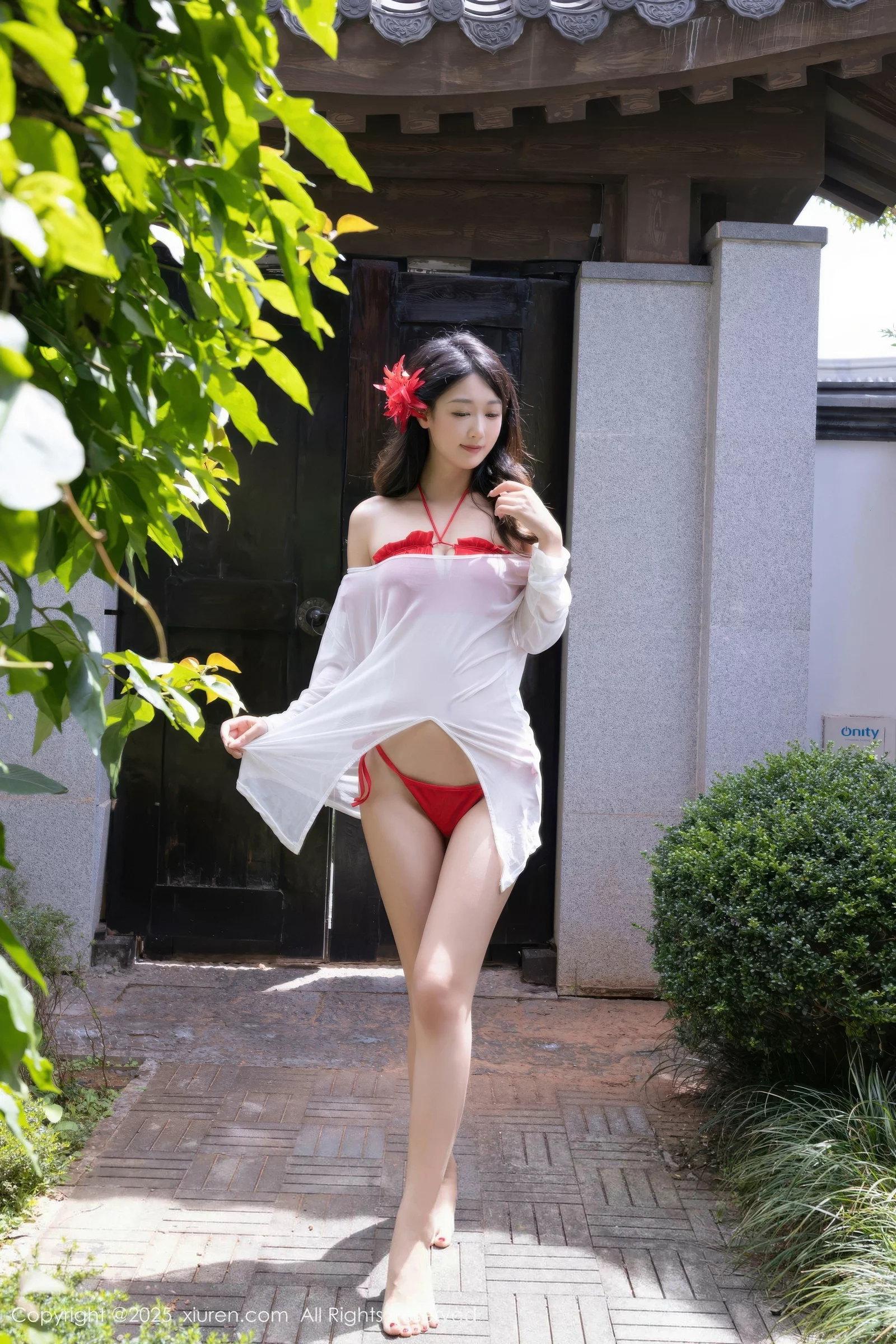 秀人集.com_[XiuRen秀人网]No.10662_模特唐安琪性感红色短裙露红色泳衣秀曼妙身姿迷人诱惑写真80P