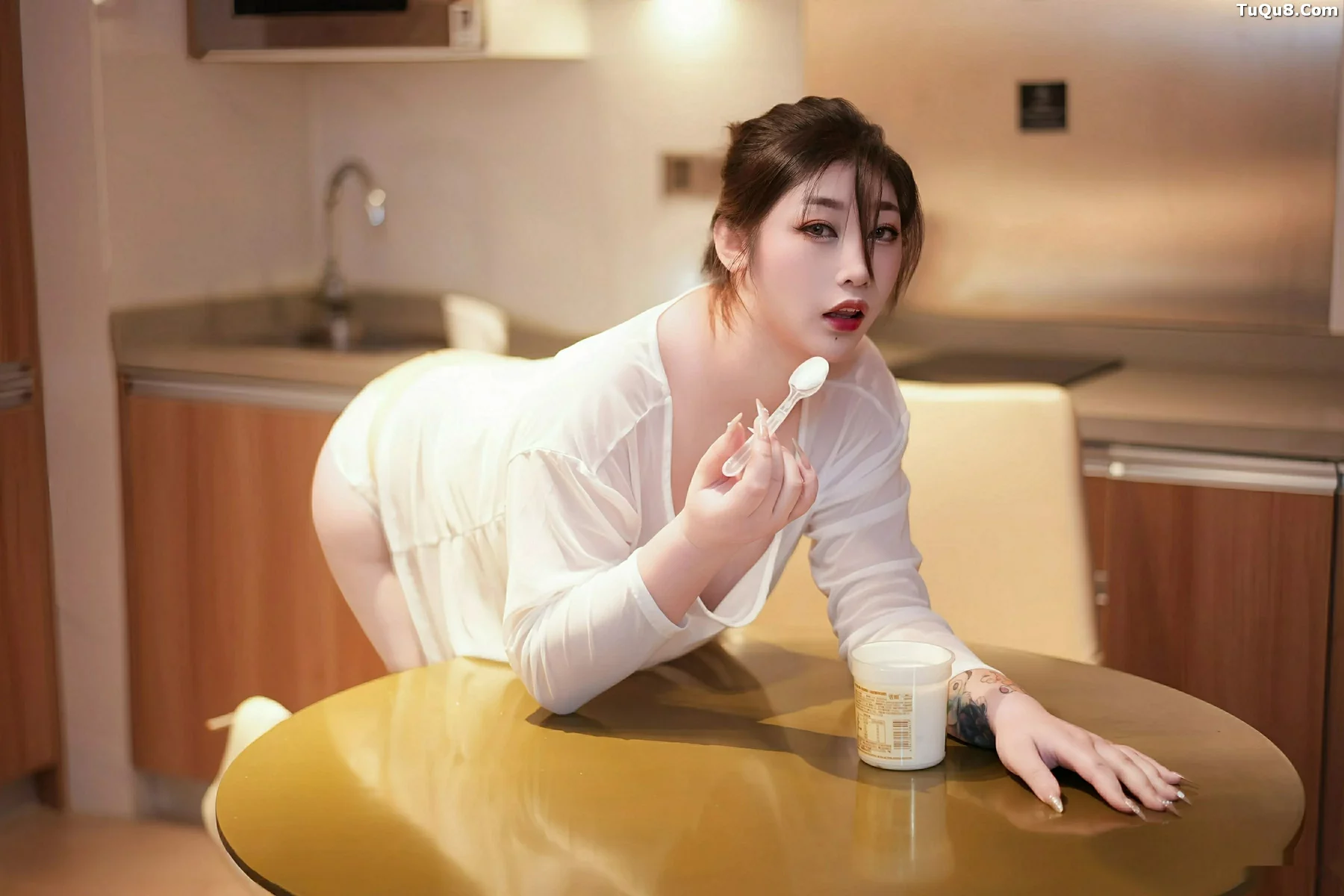 秀人集.com_[XiuRen秀人网]No.10787_女神妲己_Toxic性感白色薄纱露白色情趣内衣秀丰满身材诱惑写真65P