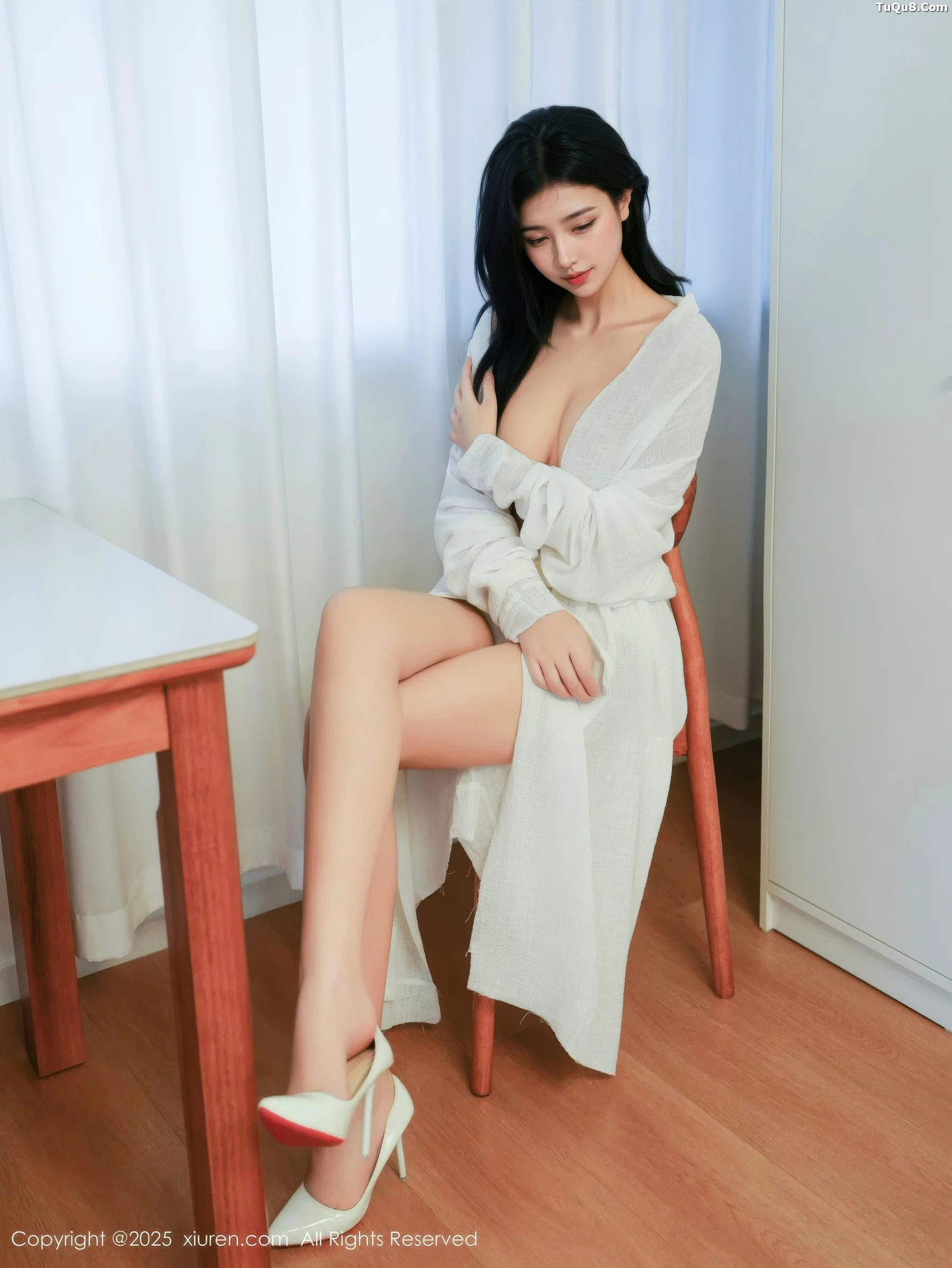 秀人集.com_[XiuRen秀人网]No.10920_模特林悦溪儿性感白色长浴袍配白色高跟秀修长美腿撩人诱惑写真53P