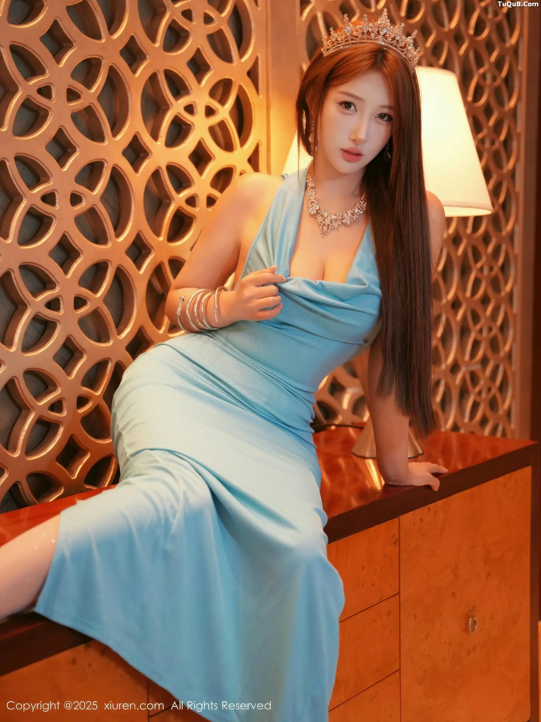 秀人集.com_[XiuRen秀人网]No.10996_模特合集梨霜儿＆金允希Yuki性感双人礼服秀丰腴身材诱惑写真68P