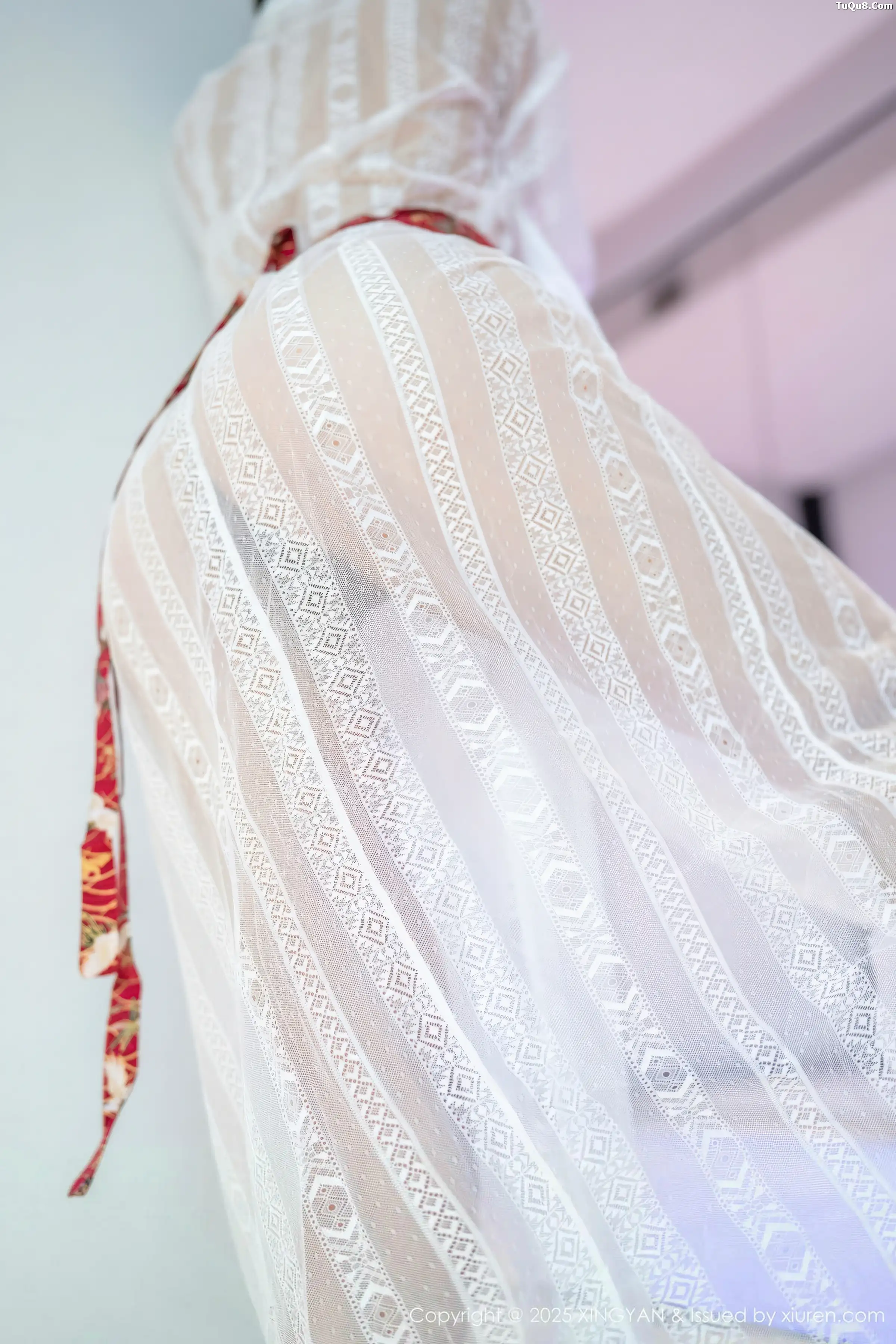 秀人集.com_[XINGYAN星颜社]VOL.442_模特时安安私房性感白色薄透连衣裙秀柔美身姿迷人诱惑写真75P