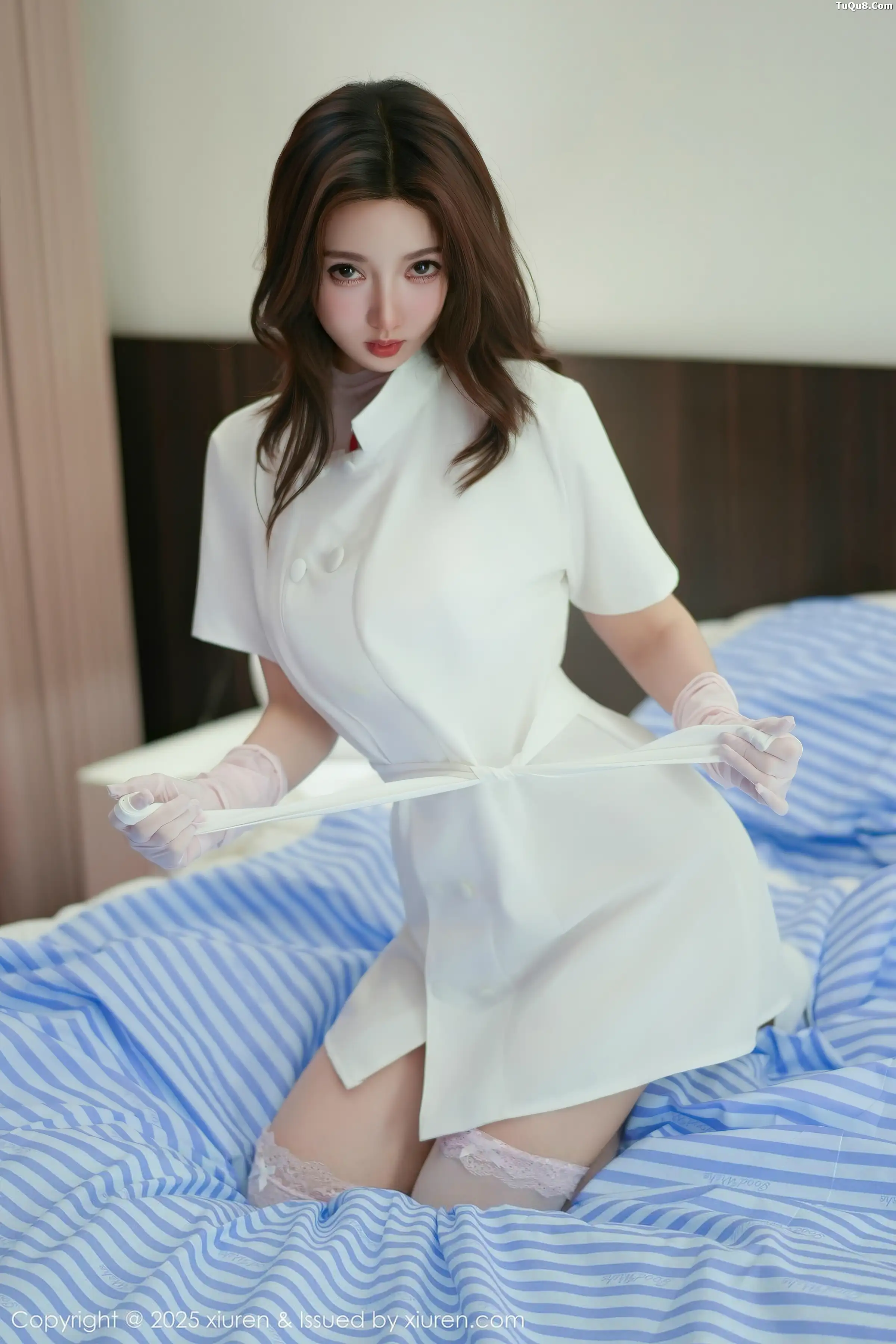 秀人集.com_[XiuRen秀人网]No.11099_模特Twins-桃桃性感护士服露白色情趣内衣秀曼妙身姿诱惑写真78P