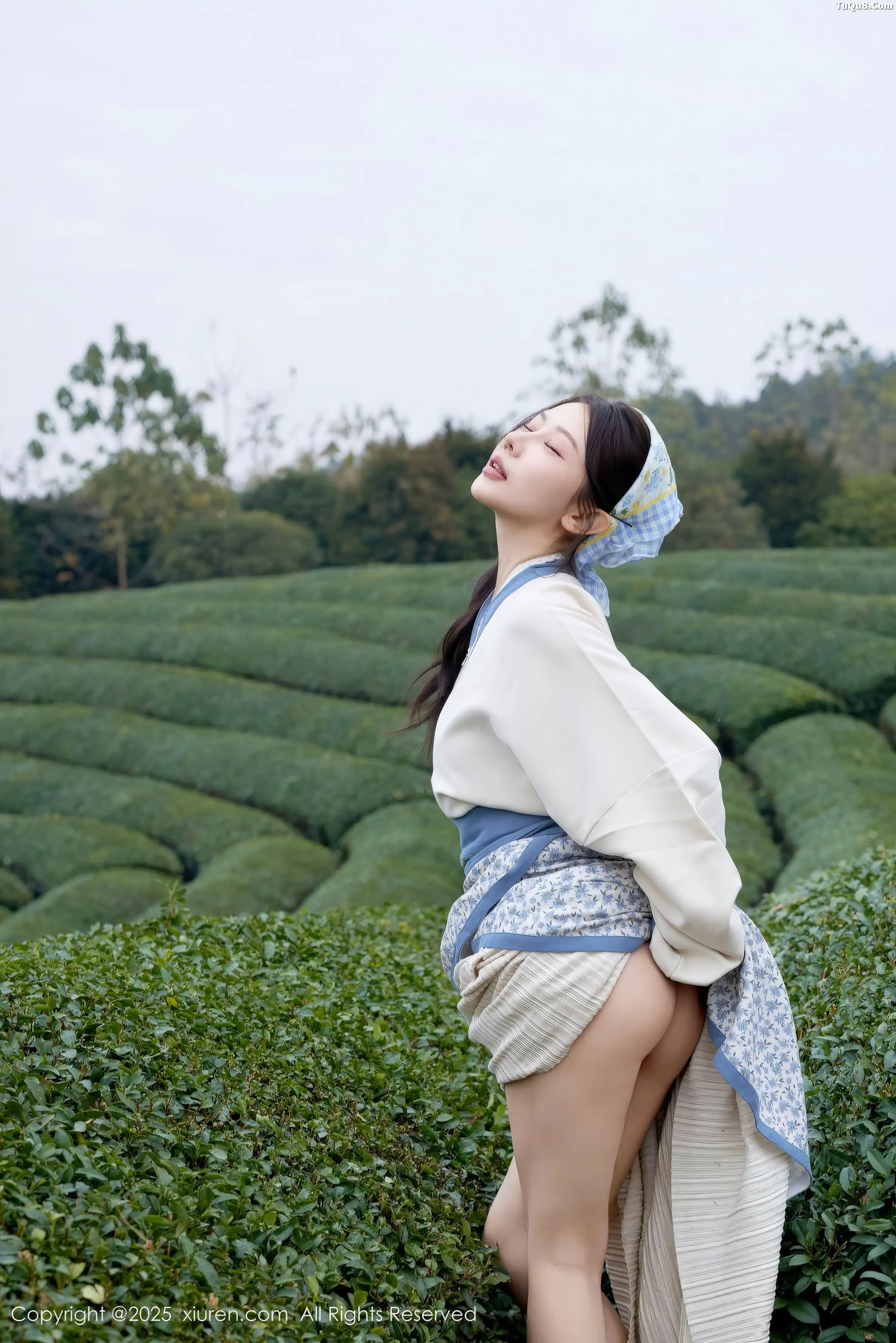 秀人集.com_[XiuRen秀人网]No.11098_模特尹甜甜户外采茶姑娘装扮性感长裙秀翘臀美腿迷人诱惑写真61P