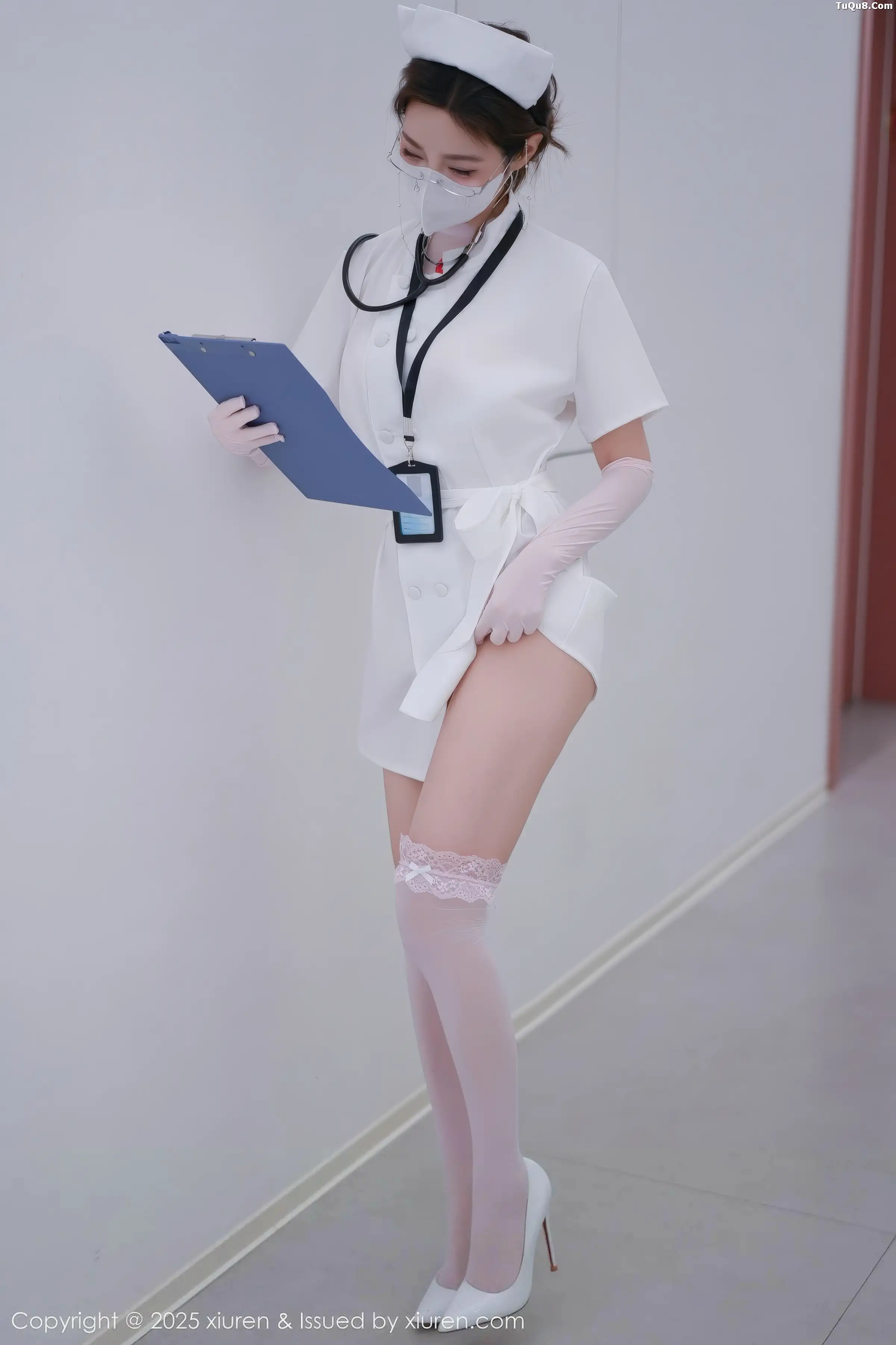 秀人集.com_[XiuRen秀人网]No.11099_模特Twins-桃桃性感护士服露白色情趣内衣秀曼妙身姿诱惑写真78P