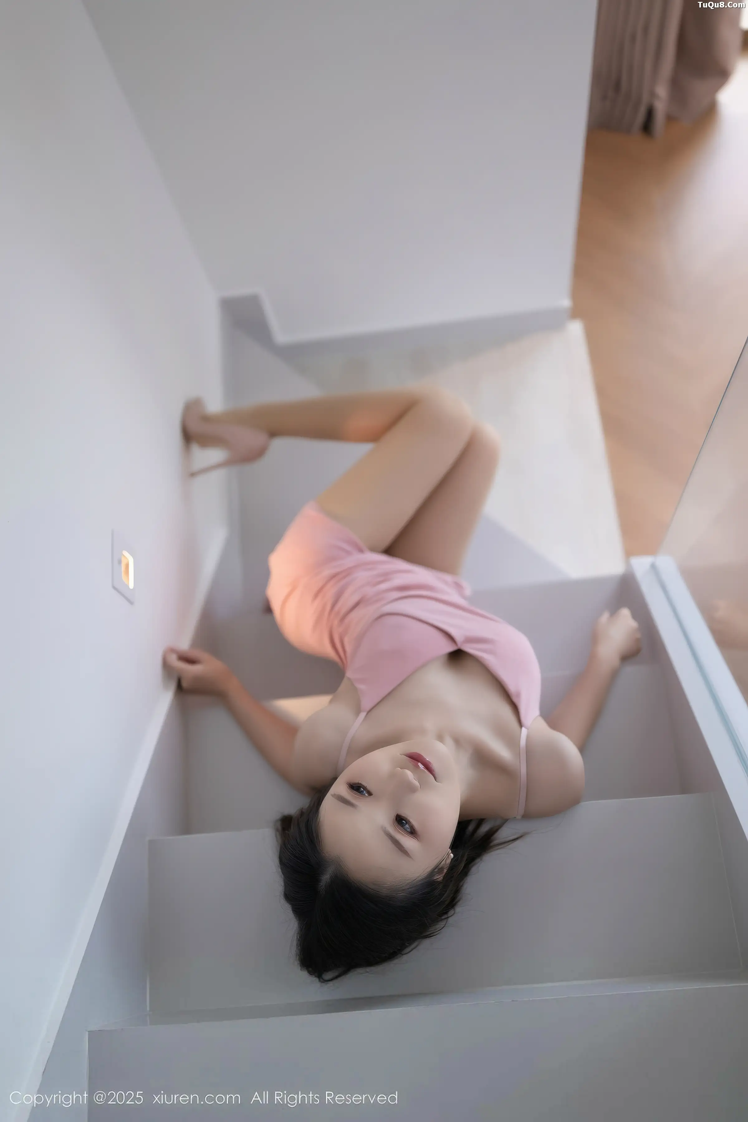 秀人集.com_[XiuRen秀人网]No.11034_模特杏子Yada性感粉色连衣长裙配超薄肉丝秀曼妙身姿诱惑写真82P