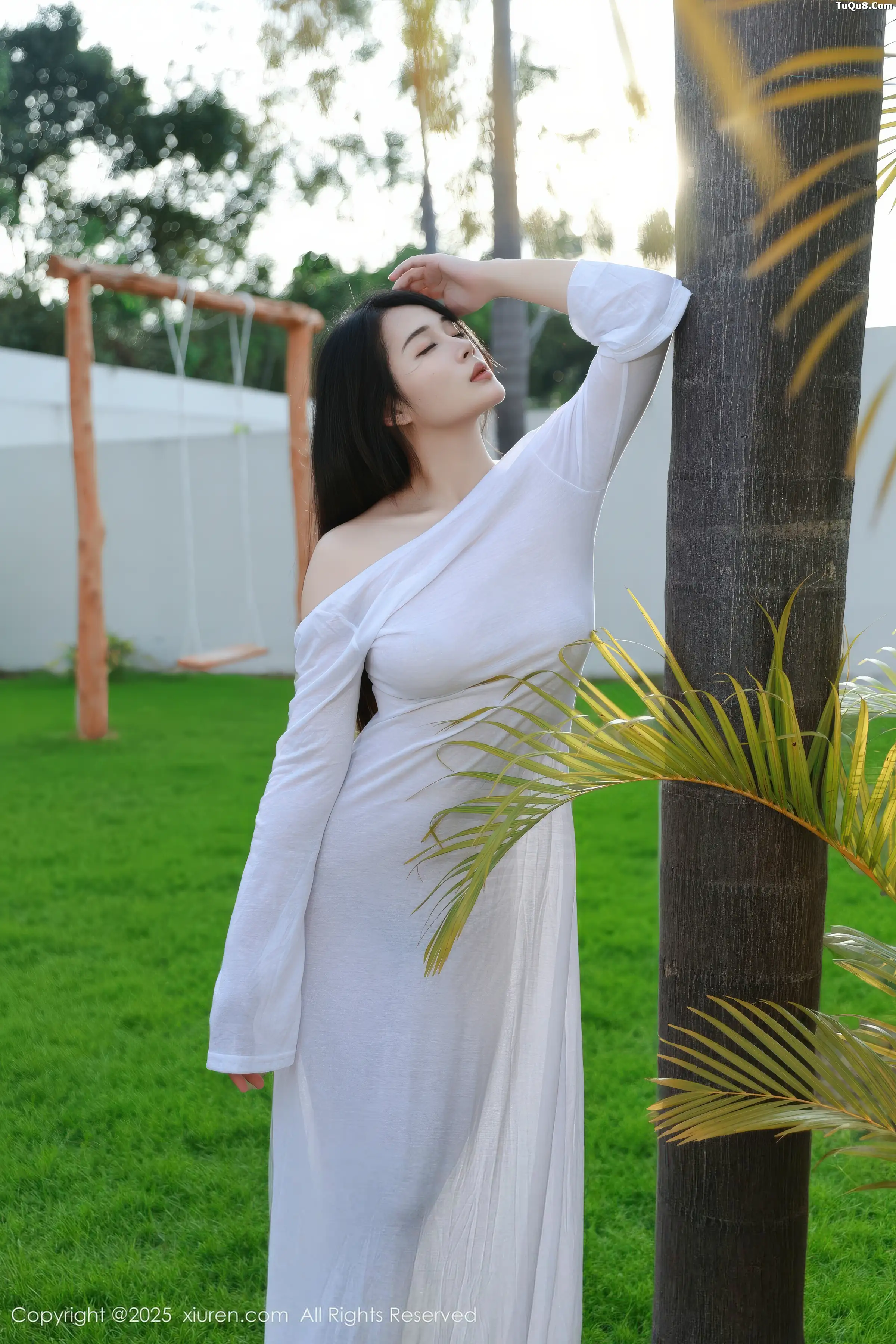 秀人集.com_[XiuRen秀人网]No.11129_模特南乔泳池场景性感白色连衣裙湿身秀完美身材撩人诱惑写真82P