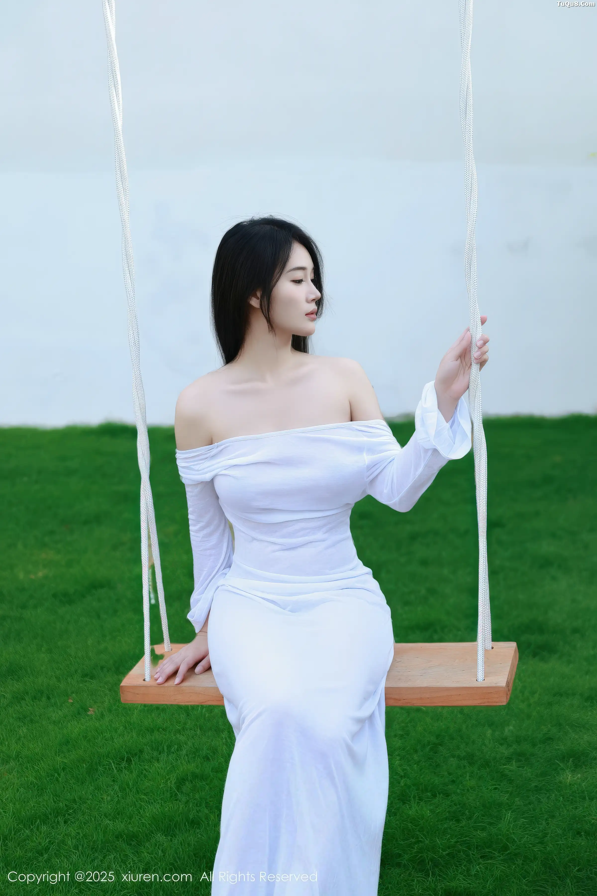 秀人集.com_[XiuRen秀人网]No.11129_模特南乔泳池场景性感白色连衣裙湿身秀完美身材撩人诱惑写真82P