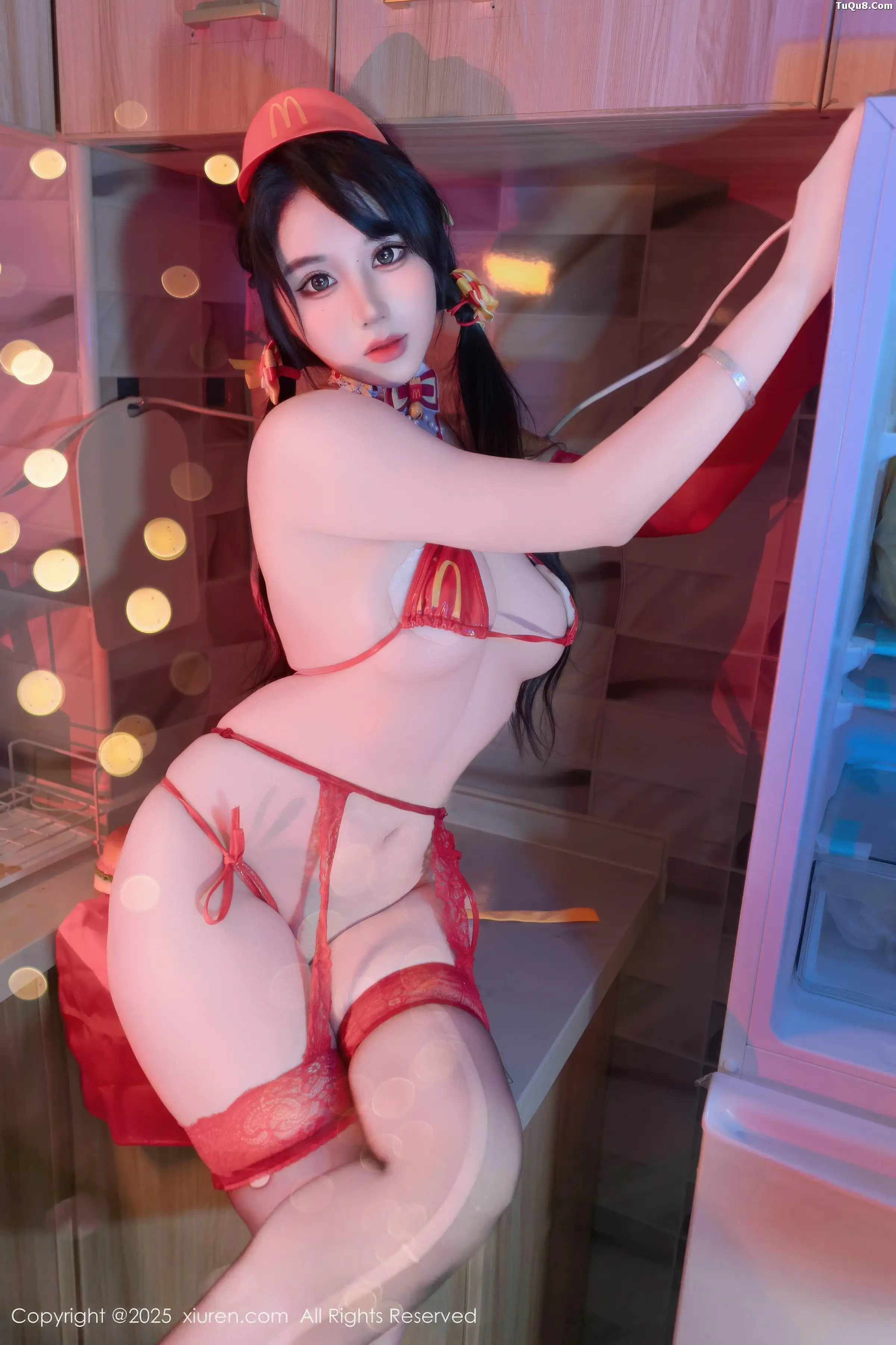 秀人集.com_[XiuRen秀人网]No.11154_模特汐汐爱吃草莓性感红色情趣内衣配红丝吊袜秀惹火身材诱惑写真78P