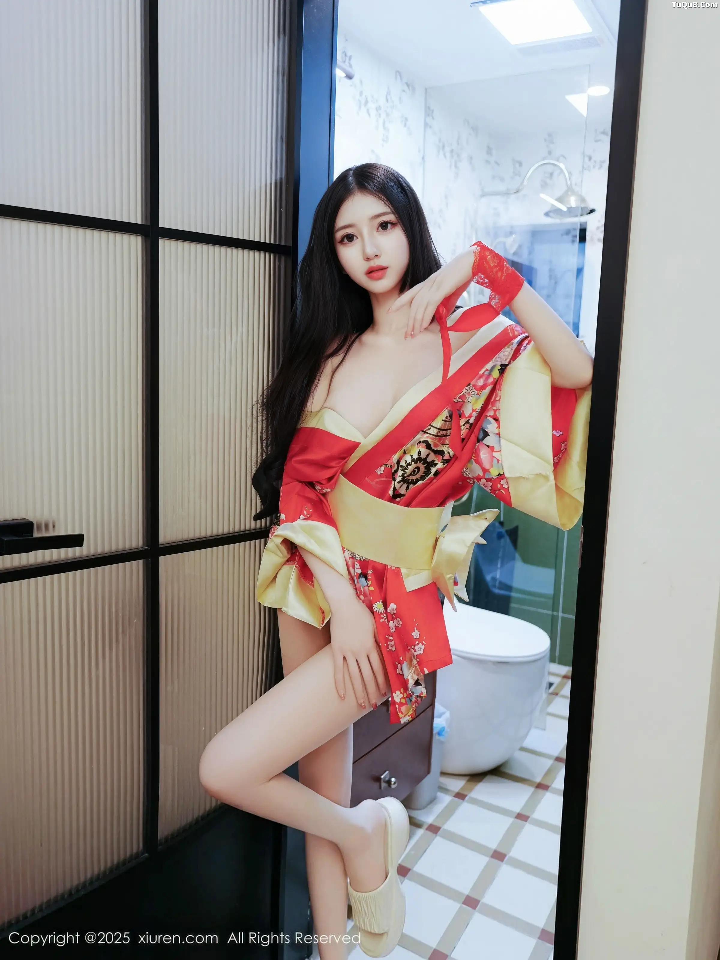 秀人集.com_[XiuRen秀人网]No.11155_模特白小蝶性感红色连衣短裙配超薄白丝秀完美曲线撩人诱惑写真59P